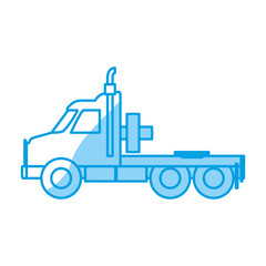 Cargo truck vehicle icon vector illustration graphic design