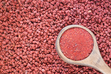 Annatto seeds and powder- Bixa orellana