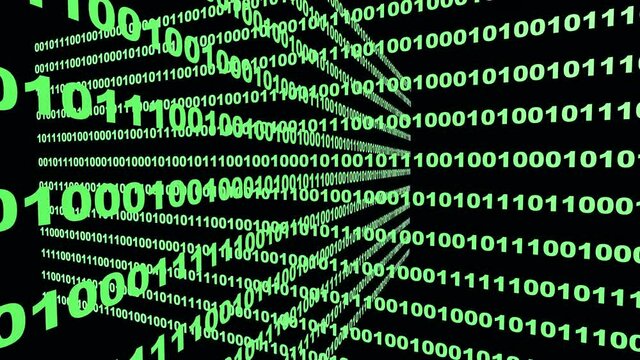 4k,Binary source code,data digital display,future tech background.