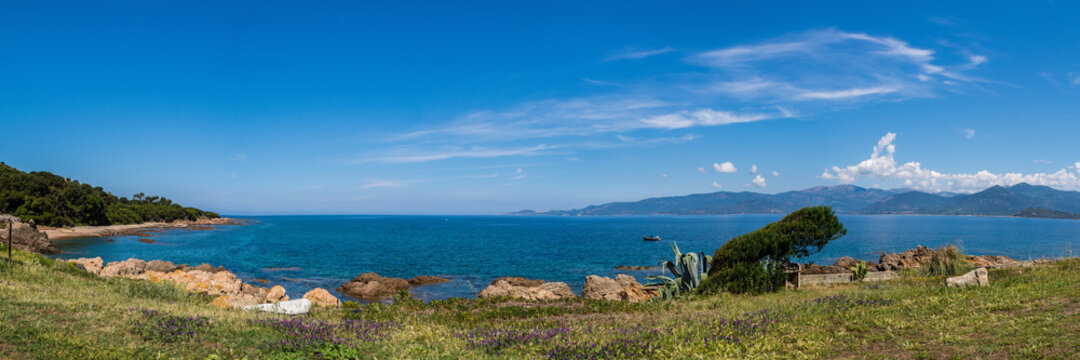 Panorama Corsica middellandse zee
