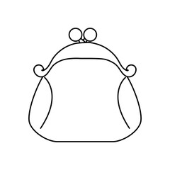 Money wallet purse icon vector illustration graphic design