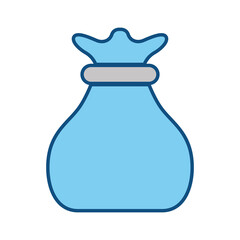 Money bag isolated icon vector illustration graphic design