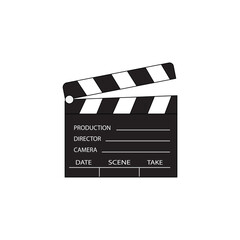 Fototapeta premium Clapper board icon