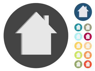 Obraz premium 3D Icons - Wohnung