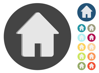 Obraz premium 3D Icons - Hütte