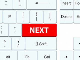 Next red keyboard button