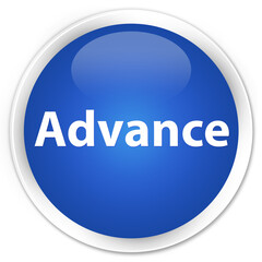 Advance premium blue round button