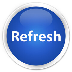 Refresh premium blue round button