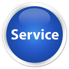 Service premium blue round button