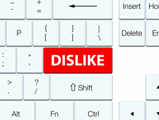 Dislike red keyboard button
