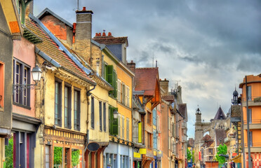 Traditional houses in Troyes, France