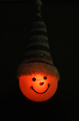 Smiley face in darkness toy 