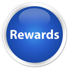 Rewards premium blue round button