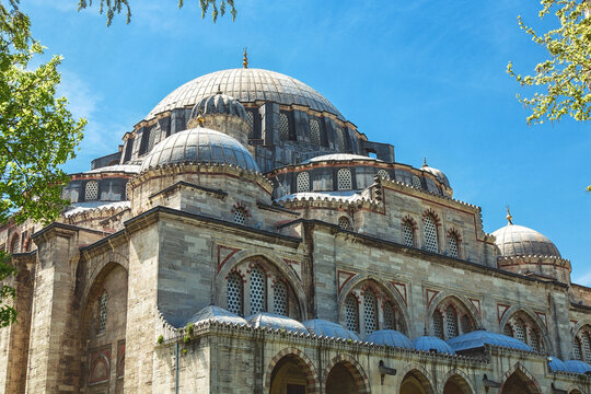 Detail of Sehzade Mosque in Istanbul