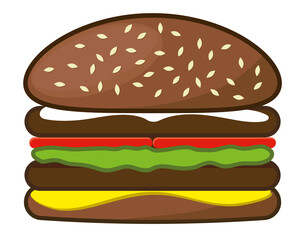 Hamburger with Cheese