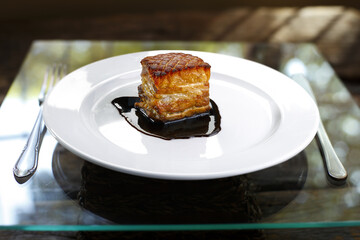 Braised pork belly
