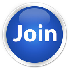 Join premium blue round button