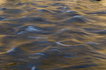 the river flows, nature summer