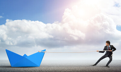 Obraz premium Water transporation concept