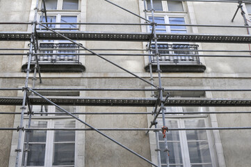 fa&ccedil;ade en travaux