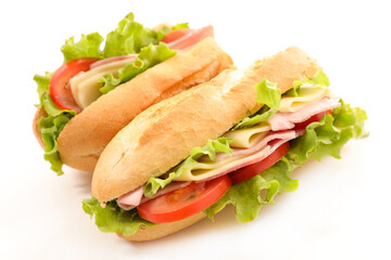 sandwich isolated on white background