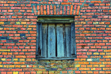 Old closed window