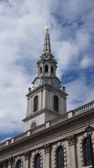 Fototapeta na wymiar Photo of iconic Trafalgar square, London, United Kingdom
