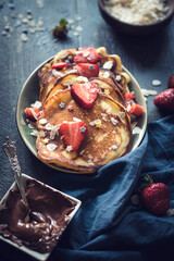 Sweet homemade pancakes