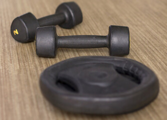 Obraz na płótnie Canvas Gym weights