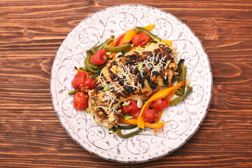 chicken breast stuffed feta cheese and herbs