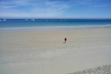 Obraz premium Plage de Perros-Guirec, Bretagne