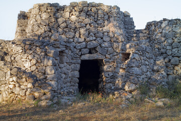 Old country house in Salento at sunset - Italy