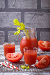 Fresh tomato juice