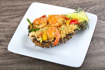 Rice with prawn