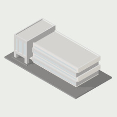 isometric  building icon
