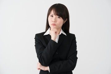 ビジネスウーマン、困る