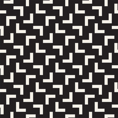 Shapes seamless pattern background. Stylish symmetric lattice.  Abstract geometric tiling mosaic