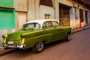 Old Car in Havana Cuba