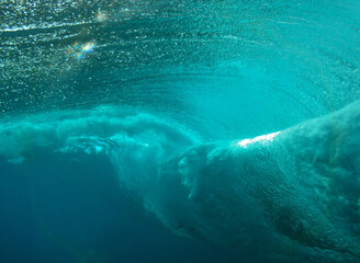 texture océane - vision d'une vague aquatique