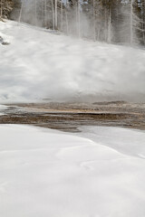 Grand Geyser, Winter, Yellowstone NP
