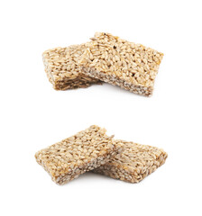 Two pieces of gozinaki confection