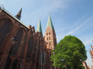 St Marien church in Luebeck