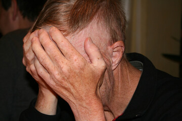 Fototapeta premium Depression - Headache - Sad - Pain