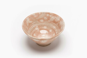 tea bowl and cup isolated white