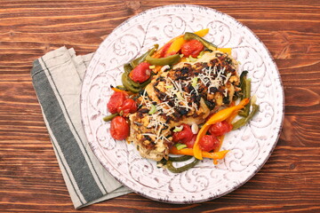 chicken breast stuffed feta cheese and herbs