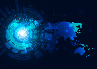 Abstract Technology Background