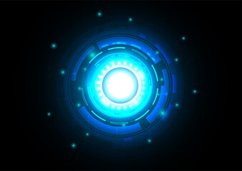 Abstract technology circuit design innovation concept background. Vector illustration