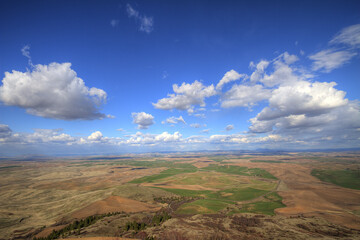 Ariel view of the Palouse