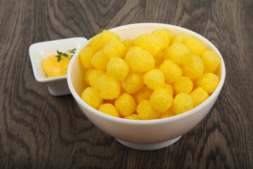 Cheese corn balls