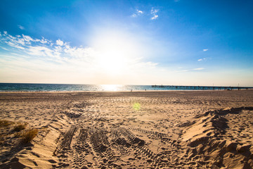 Sandy beaches on the beautiful South Australian coast - 157479629